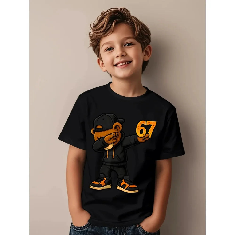 Kids Polyester Math Tee