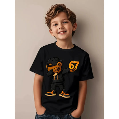 Kids Polyester Math Tee
