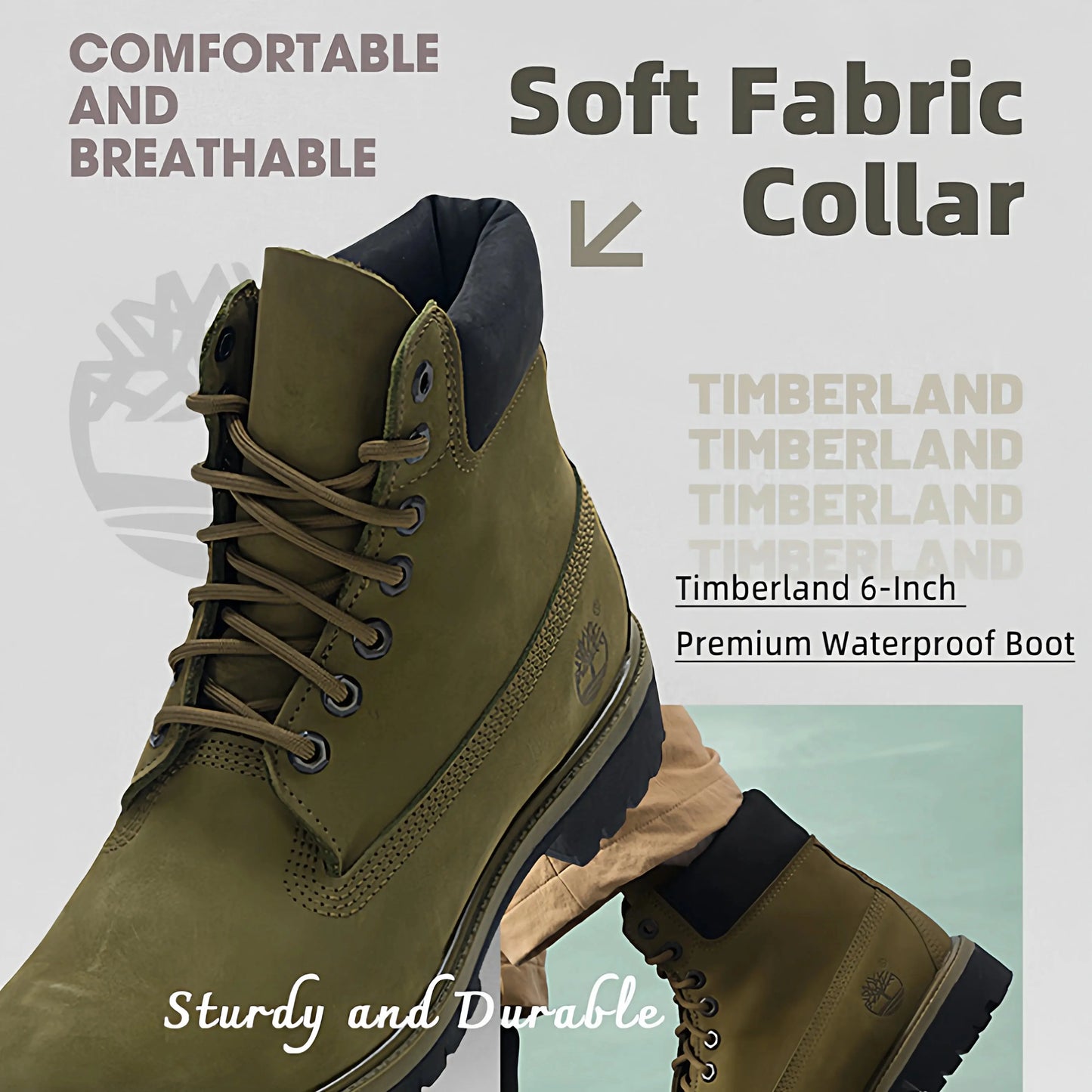 Timberland 6 in Lace Waterproof Boot Boots Outdoor High-Top Boots Men's Shoes Travel Casual Boots A2P6Weo8 - Chicchar Fashion