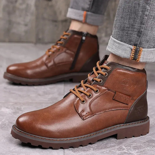 Men's PU Ankle Boots EVA Sole Chicchar Fashion