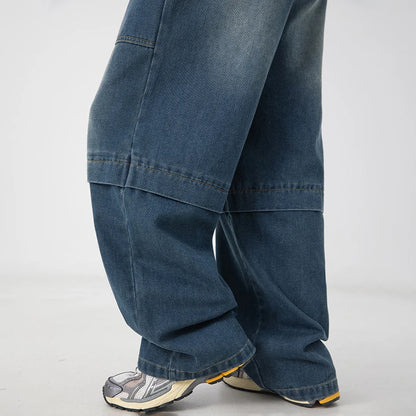 Baggy Denim Wide-Leg Jeans