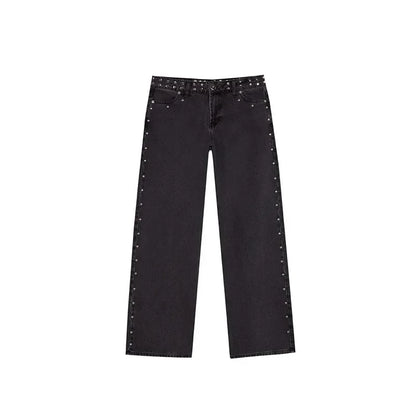 Y2K Patchwork Leopard Jeans