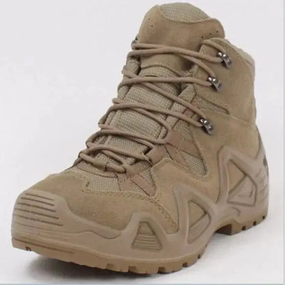 Outdoor Hiking Boots Men's Lace Up Breathable Training Tactical Hiking Desert Boots Plus Size Shoes Botas Militares Masculinas - Chicchar Fashion