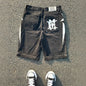 Y2K Cotton Wide-Leg Shorts
