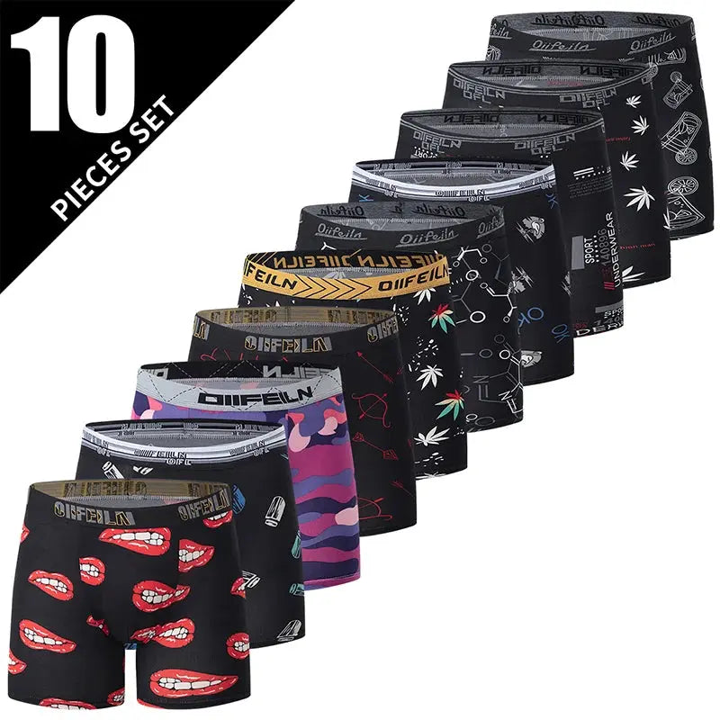 Men's Polyester Spandex Boxers Chicchar Fashion