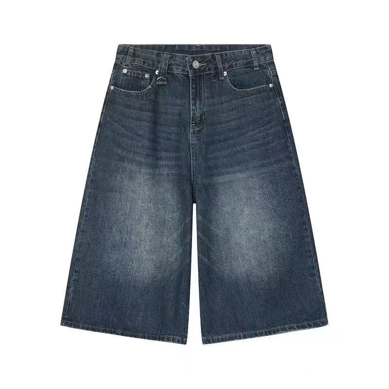 Y2K Low-Rise Black Denim Jorts