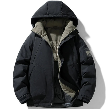 Silk-Cotton Puffer Parka