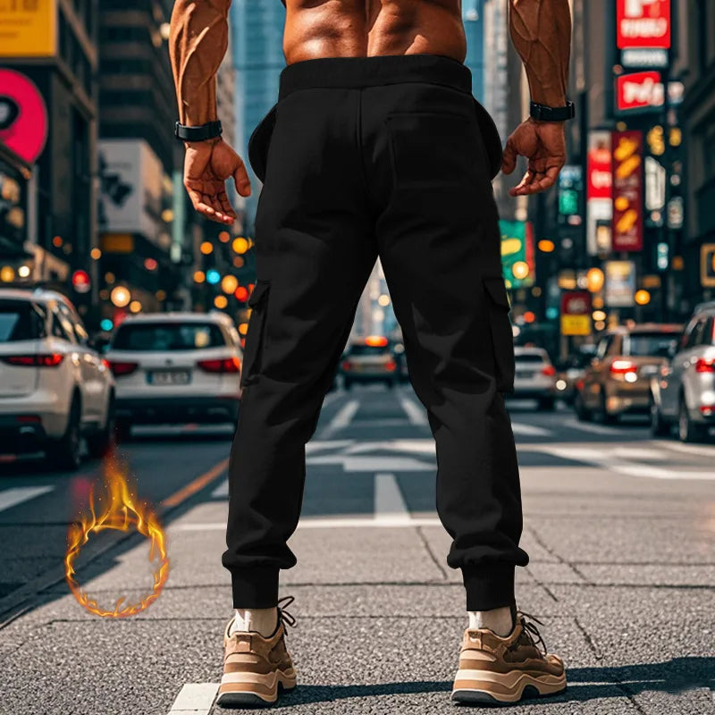 Timeless Blue Striped Men's Chunky Overalls