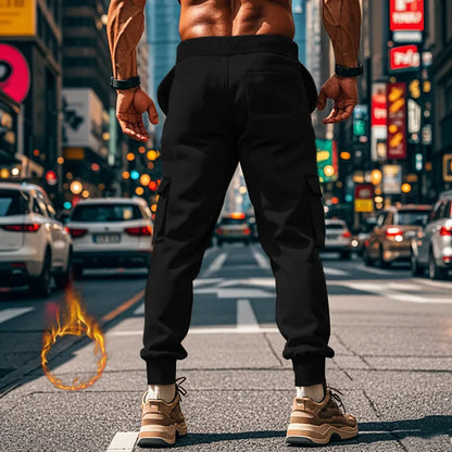 Timeless Blue Striped Men's Chunky Overalls