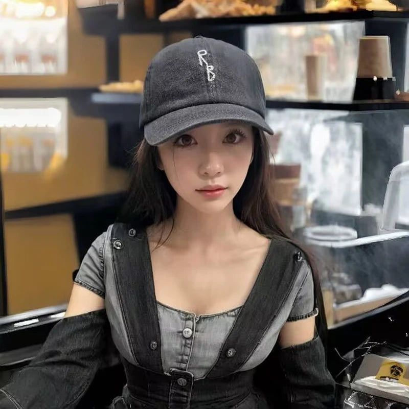 Retro Washed Denim Cap