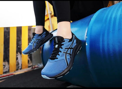 Asics Jolt 4 Comfortable and Fashionable Mesh Low Top Casual Running Shoes for Men  Black and Blue - Chicchar Fashion