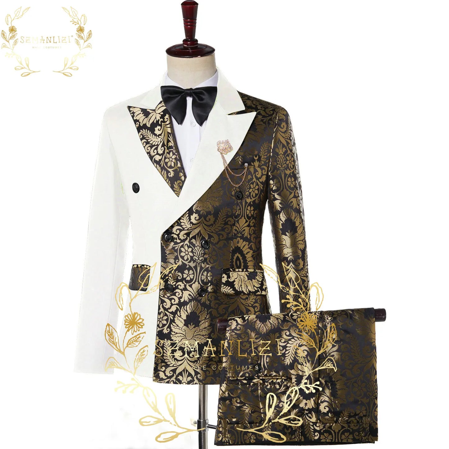 Houndstooth Cotton Suit Set