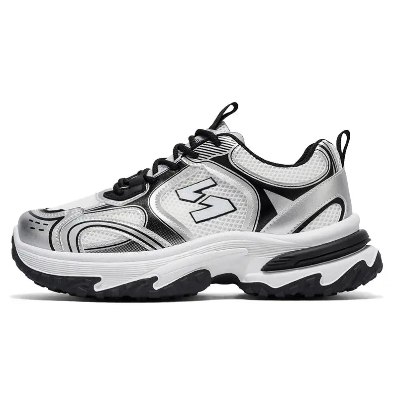 Men Sports Shoes Fashion Mesh Breathable Thick Soled Casual Sports Shoes 2025 New Flat Comfortable Running Shoes for Men - Chicchar Fashion