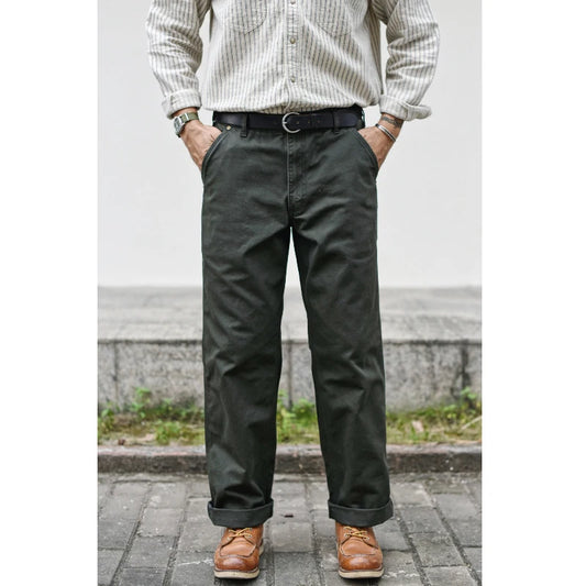 Sauce Zhan Men's Canvas Cargo Pants