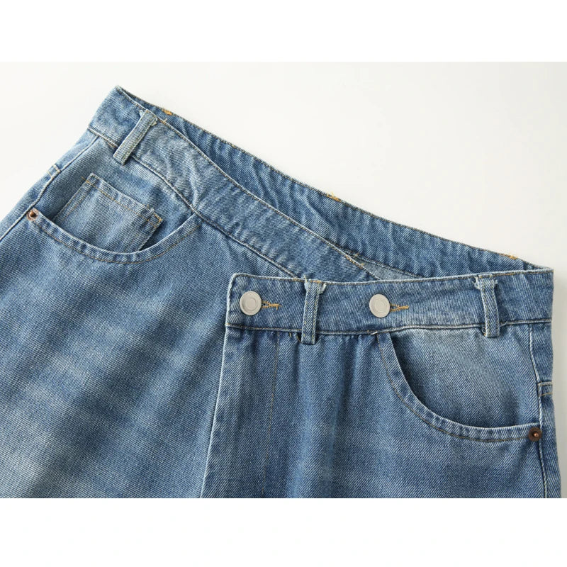 MUJER High Waist Wide Jeans