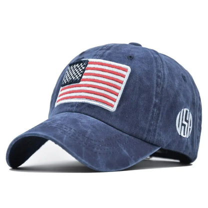 Retro USA Flag Baseball Cap - Chicchar Fashion