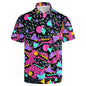 Men's 3D Print Hawaiian Polo Chicchar Fashion
