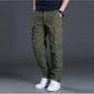 Cotton Cargo Pants Men's Loose