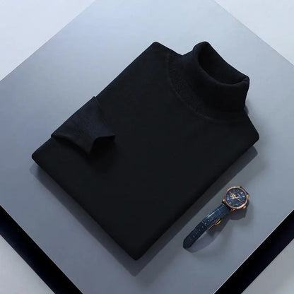 Cashmere Sweater Men Pullover Autumn Winter  turtleneck Soft Warm Cashmere Sweater Jumper Knitted Sweaters - Chicchar Fashion