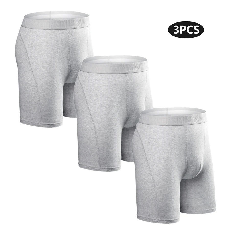 3-Pack Cotton Long Boxers Chicchar Fashion