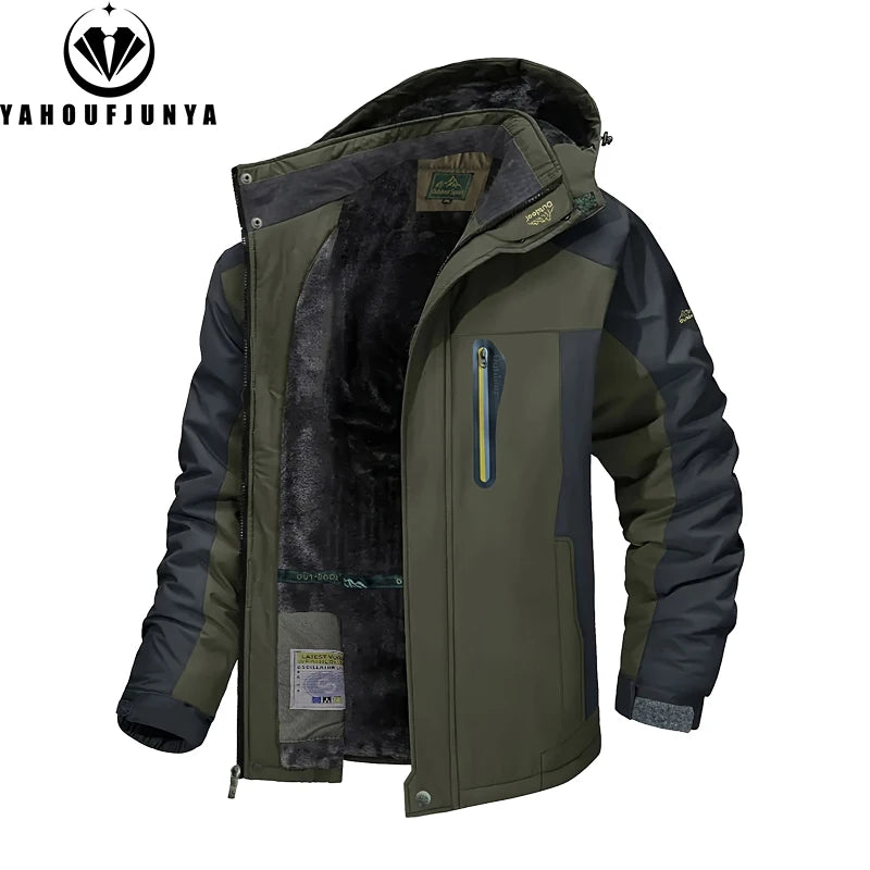 Men Fleece Waterproof Jacket
