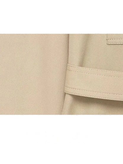 Polyester Lace-Up Summer Suit