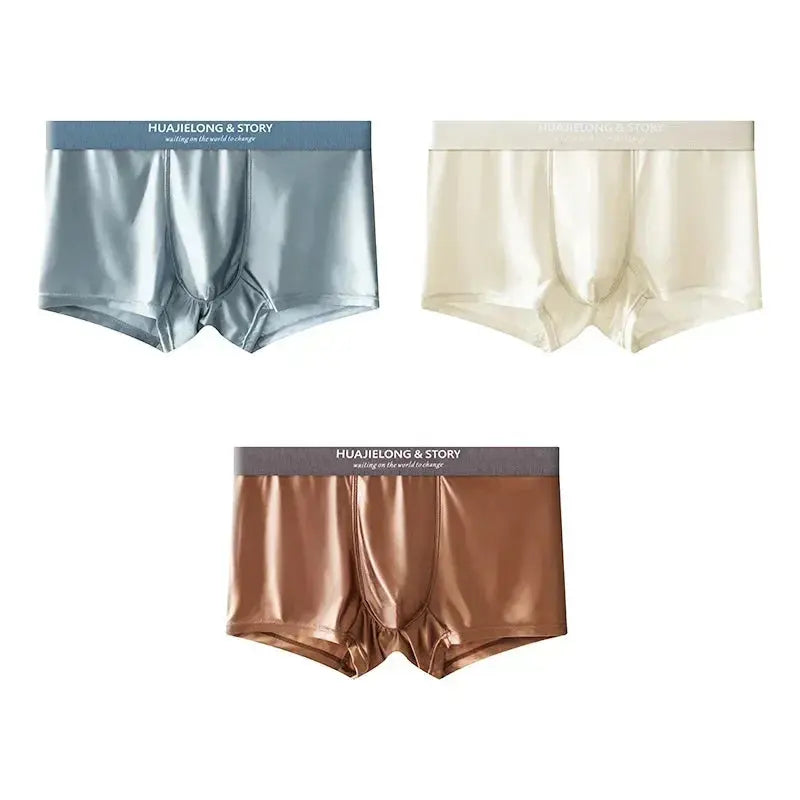 Ice Silk Boxer Shorts Chicchar Fashion
