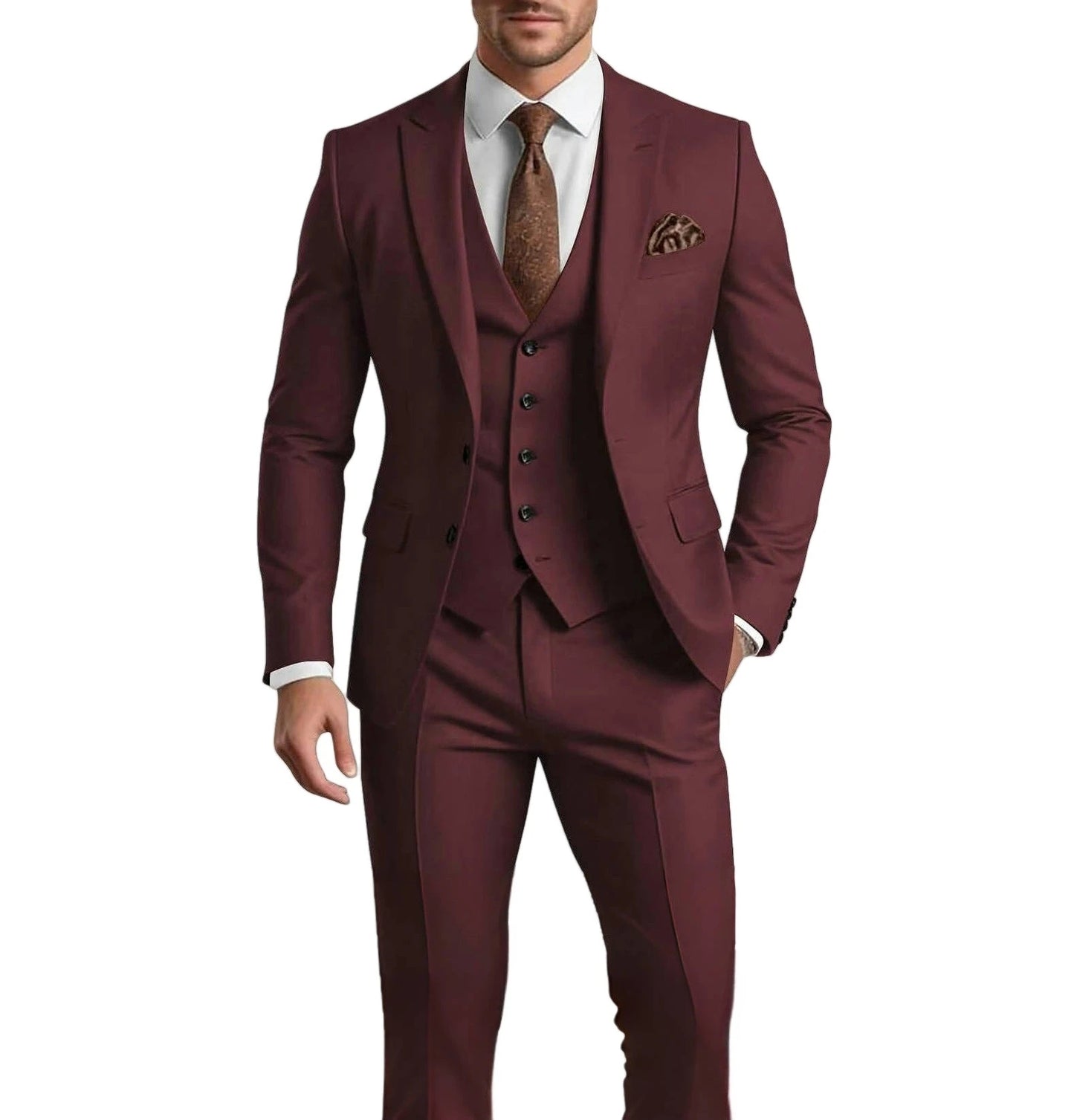Polyester Twill 3-Piece Tuxedo
