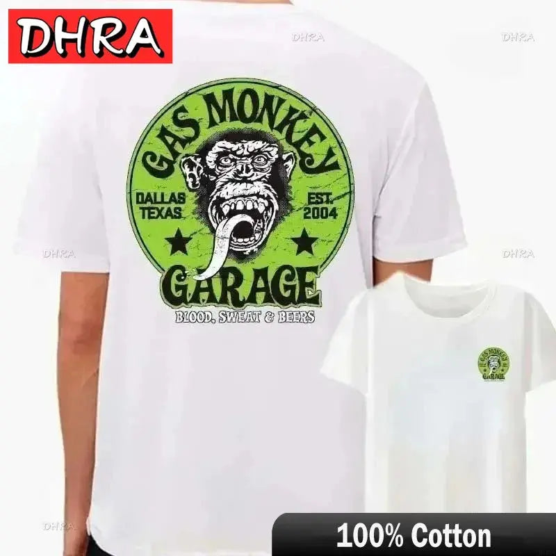 Gas Monkey Cotton Graphic Tee Chicchar Fashion