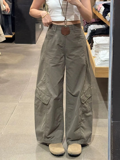 High Waist Blue Cotton Jeans