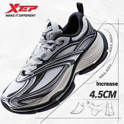 Xtep Basque 2 Casual Shoes for Women Height-increasing Mesh Cushioning Retro Millennium Daddy Female Shoes 875218320013 - Chicchar Fashion