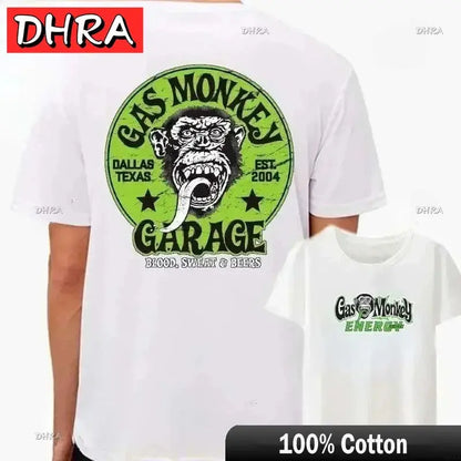 Gas Monkey Cotton Graphic Tee Chicchar Fashion