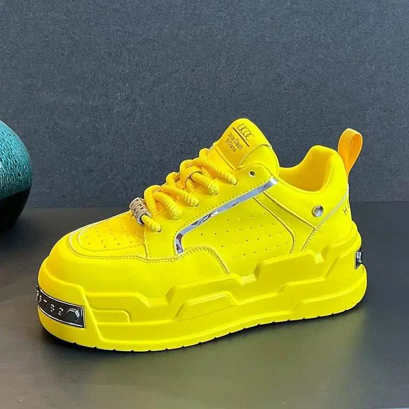 Trendy Yellow Sneakers - Chicchar Fashion