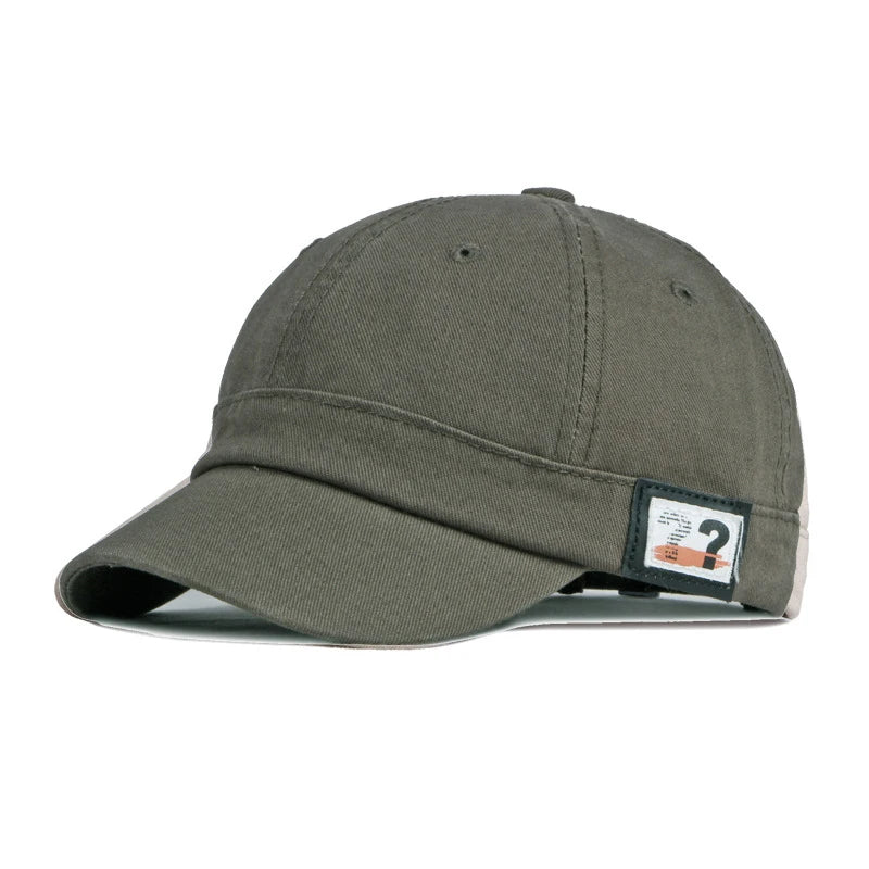 Cotton Short Brim Snapback