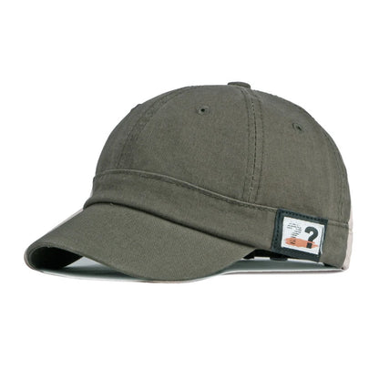 Cotton Short Brim Snapback