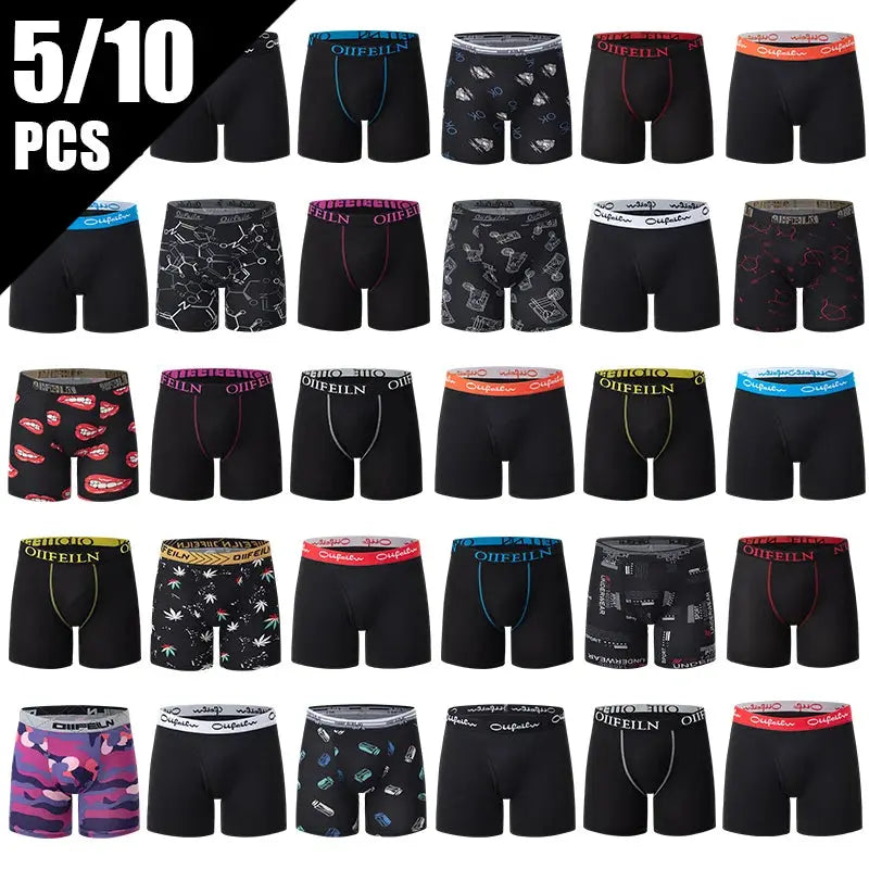 Men's Polyester Spandex Boxers Chicchar Fashion