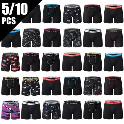 Men's Polyester Spandex Boxers Chicchar Fashion