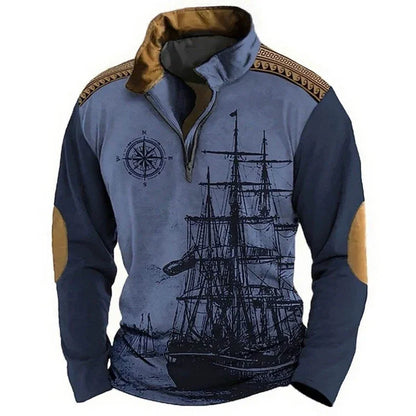 Men's 3D Polyester Long Sleeve