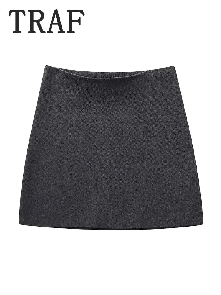 Knit Two-Piece Skirt Set