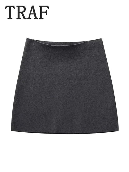 Knit Two-Piece Skirt Set