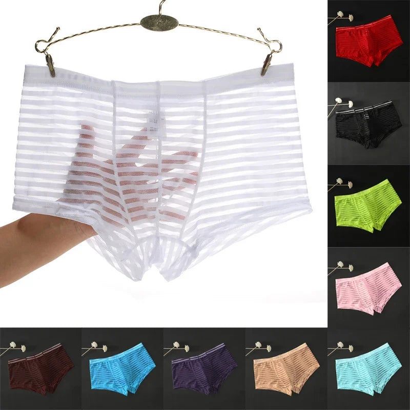 Transparent Ice Silk Boxers Chicchar Fashion
