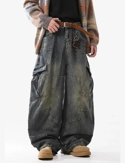 Baggy Barrel Cargo Denim