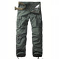 Camo Cargo Straight Leg Pants