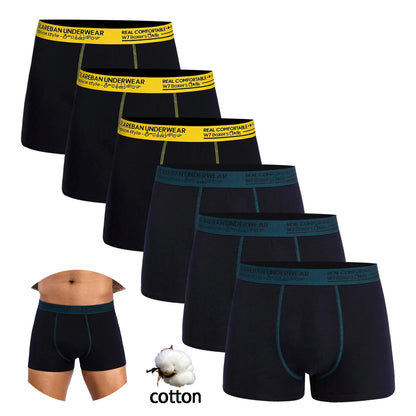 6-Pack Cotton Boxer Briefs Chicchar Fashion