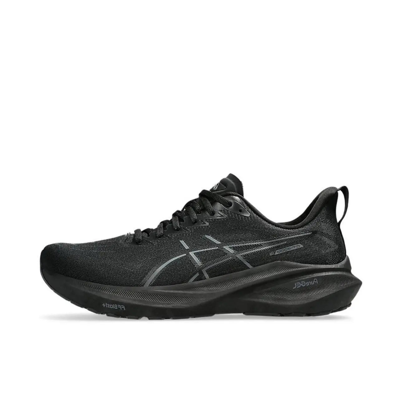 ASICS Comfortable Stable Lightweight Shock-absorbing Breathable Support Training Long-distance Running Shoes for Men Black - Chicchar Fashion