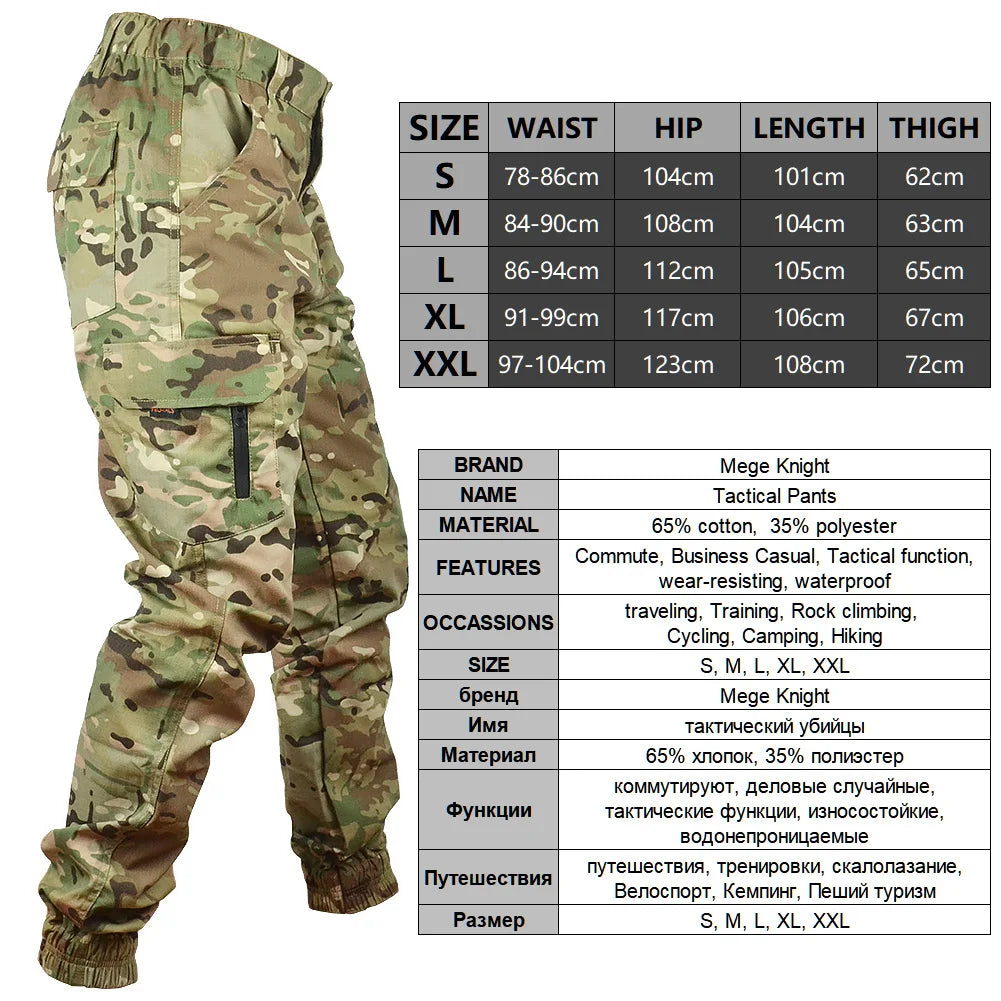 Ripstop Tactical Cargo Joggers