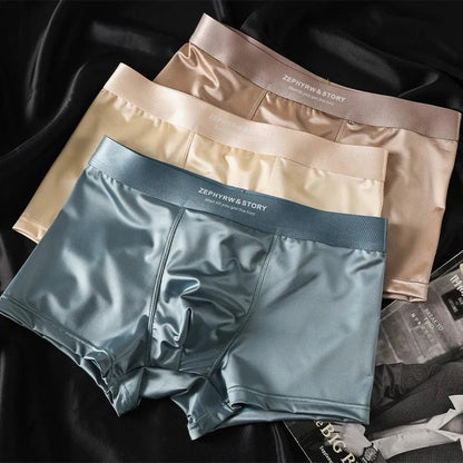 Ice Silk Satin Men's Boxers Chicchar Fashion