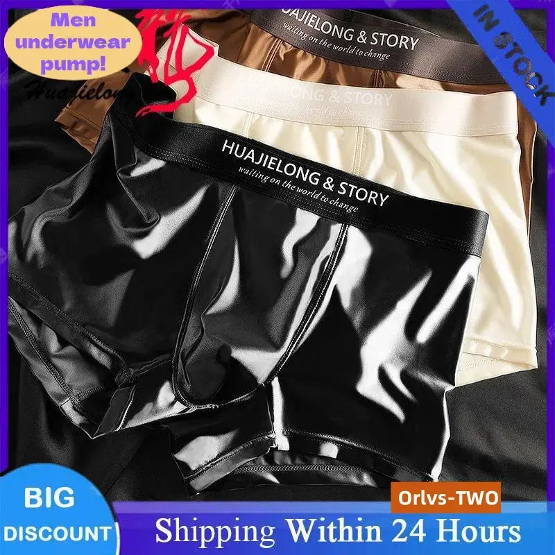 Ice Silk Boxer Shorts Chicchar Fashion
