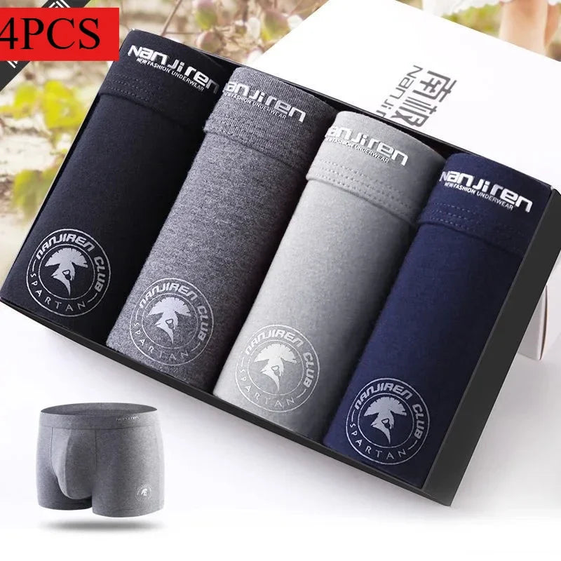 Plus Size Cotton Anti-Chafe Boxers Chicchar Fashion