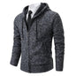 Stand Collar Fleece Cardigan Chicchar Fashion